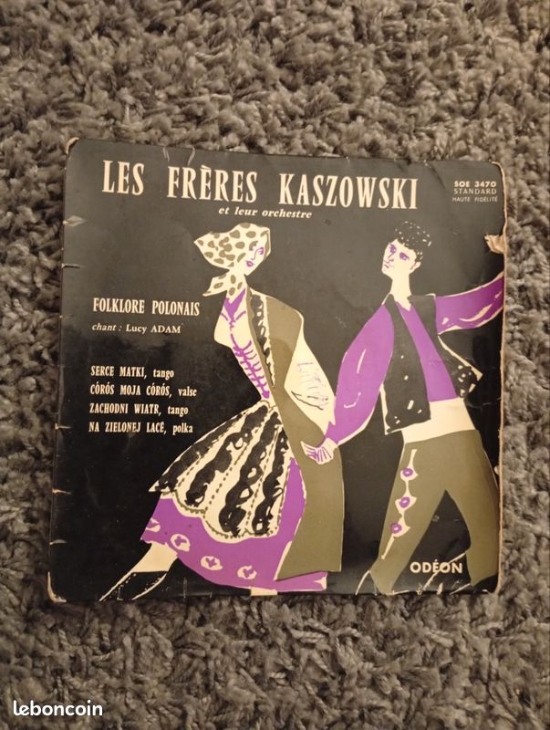 Vinyle 45t Folk polonais Les frères Kaszowski (image 1)