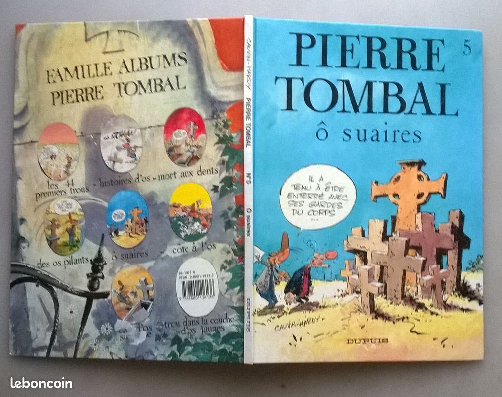 2 BD n° 1 et 5 " PIERRE TOMBAL " Editions DUPUIS (image 3)
