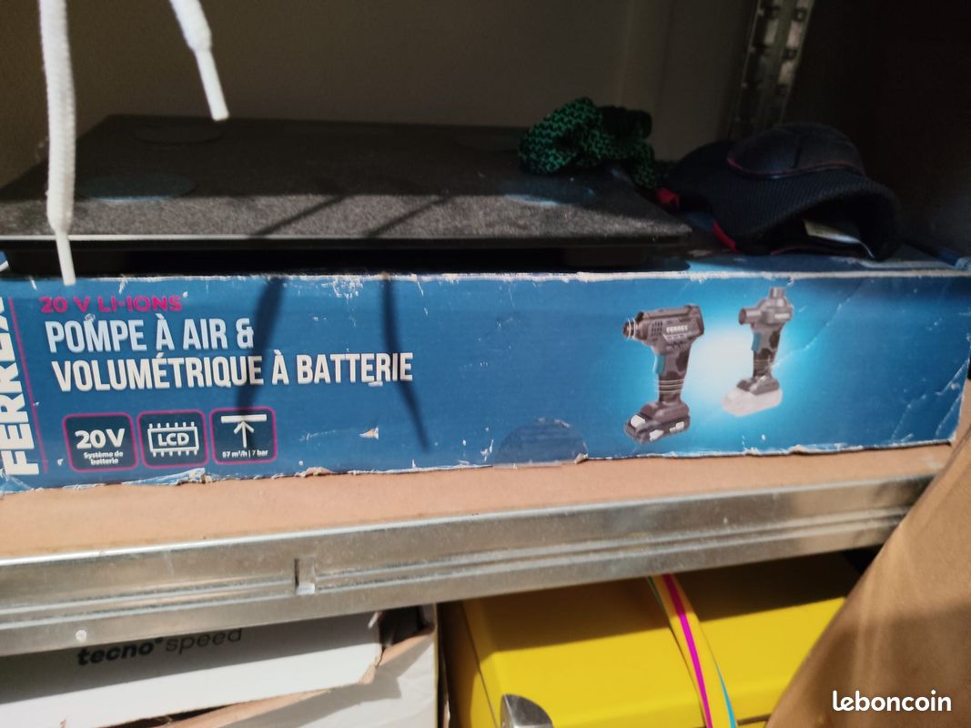 Pompe à air et volumétrique à batterie FERREX - Etat NEUF (image 3)
