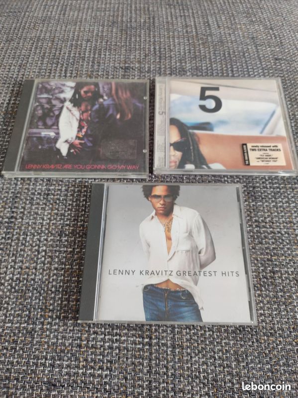 Lot de 3 CD Album Lenny Kravitz – Pop Rock New Wave (image 1)