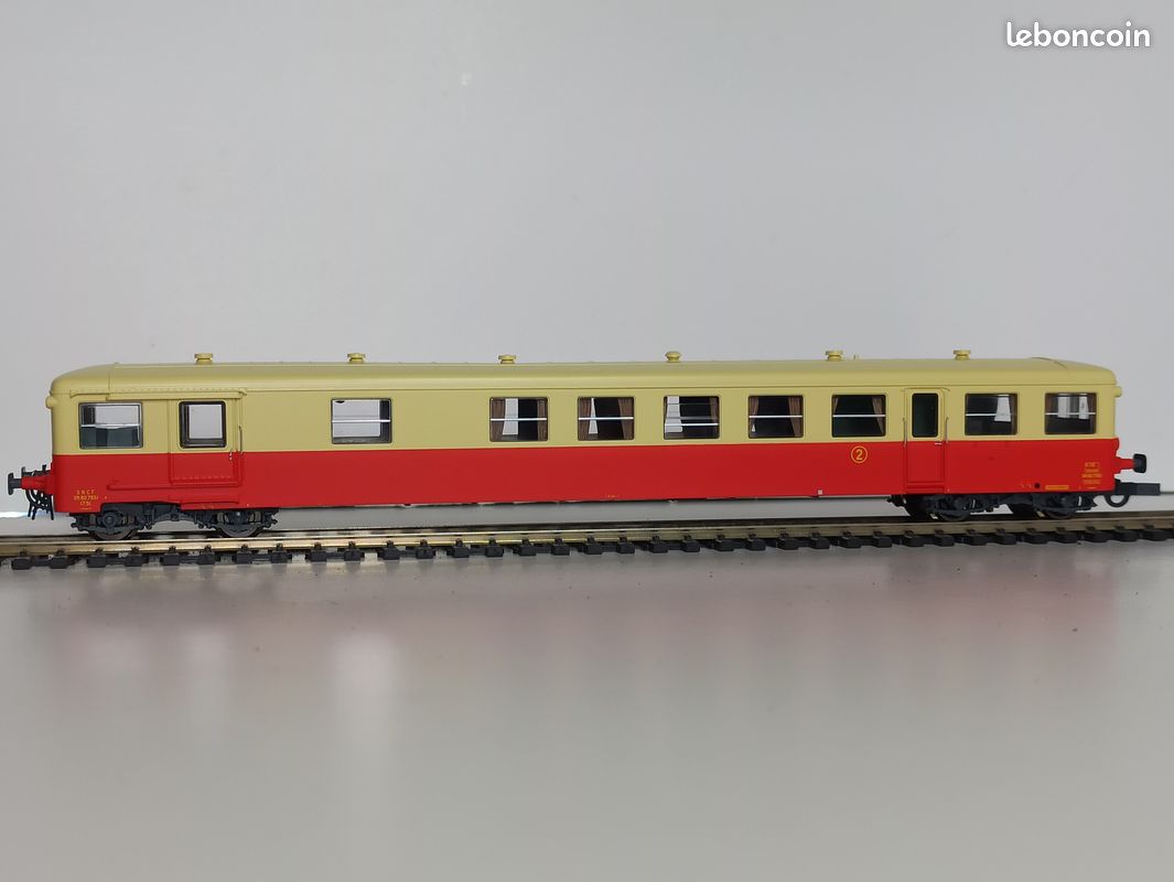 Remorque D'autorail Decauville Roco HO – XRABD 7454 Réf 64218 – CC – NEUF