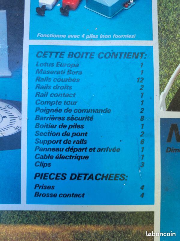Circuit automobile vintage SpeedTrax à piles (image 5)
