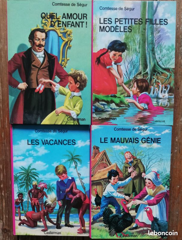 Lot 4 volumes la comtesse de segur editions casterman illus jobbe-duval (image 1)