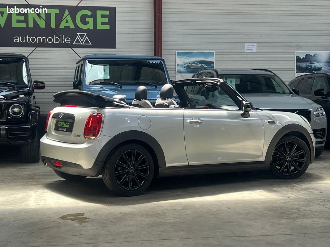 Mini cooper cabriolet 1.5l edition greenwich bva7 136 ch 1 ère main française tva récupérable (image 7)