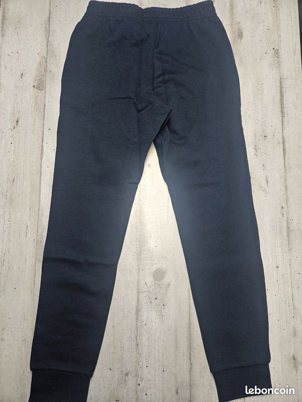 Pantalon de survêtement jogging polaire Lacoste bleu marine taille XS (image 8)