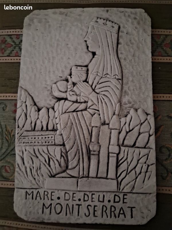Carreau Mare De Deu De Montserrat Ancienne decoration vintage catholique (image 9)