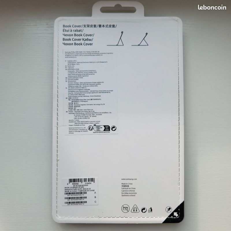 Book cover galaxy tab a7 lite original neuf (image 2)