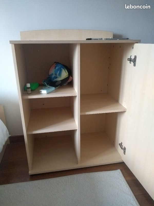 Berceau avec table à langer convertible en lit enfant + meuble (image 2)