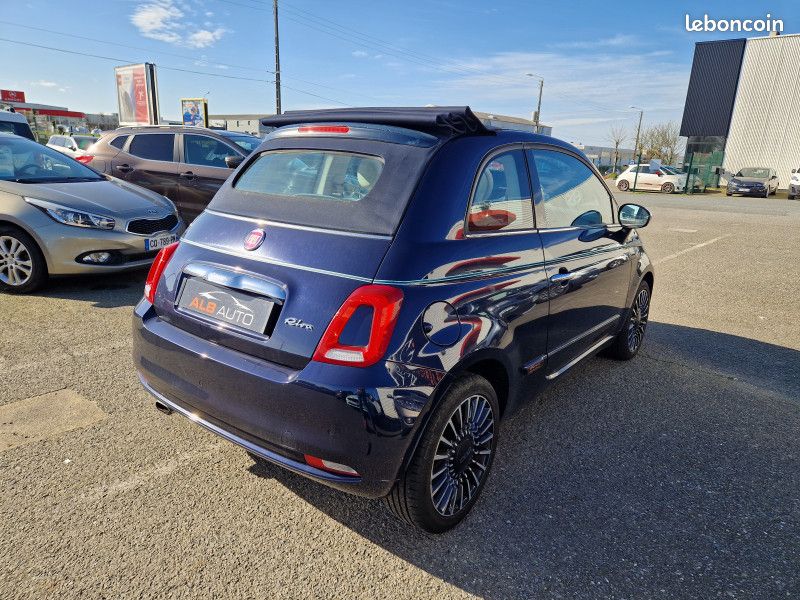 Fiat 500C 0.9 8V TWINAIR 105CH S&S RIVA (VOLANT BOIS) (image 6)
