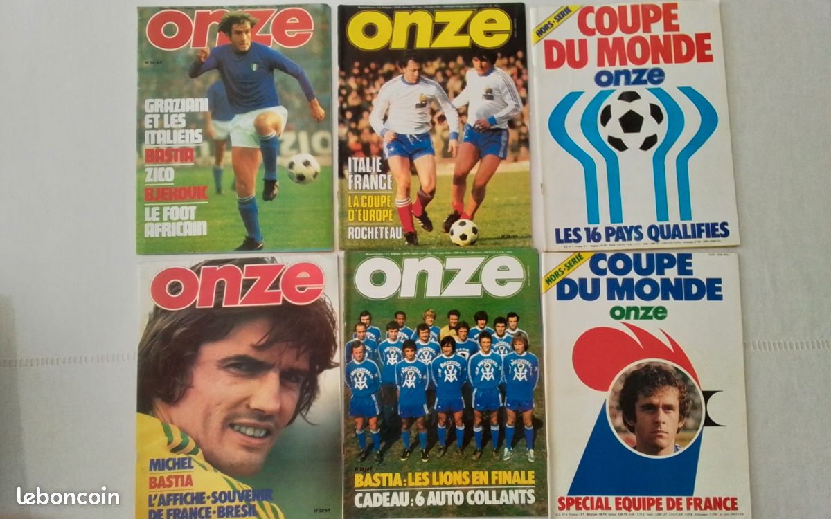 Magazine ONZE N°113 – Football – Édition Originale 1985 – Très Bon état