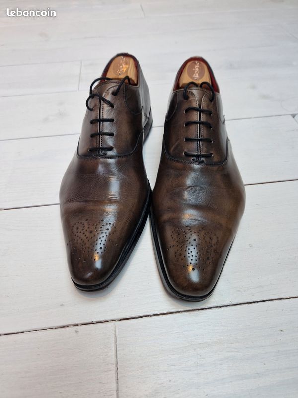 Chaussures Finsbury Richelieu 42 gris/marron Chaussures
