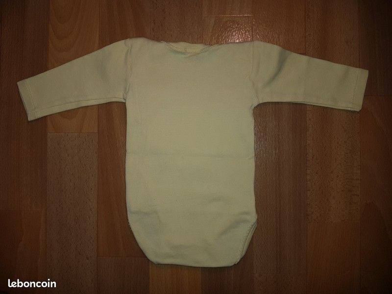 Lot de 6 bodies à manches longues neufs Petit Bateau 3 mois (image 7)