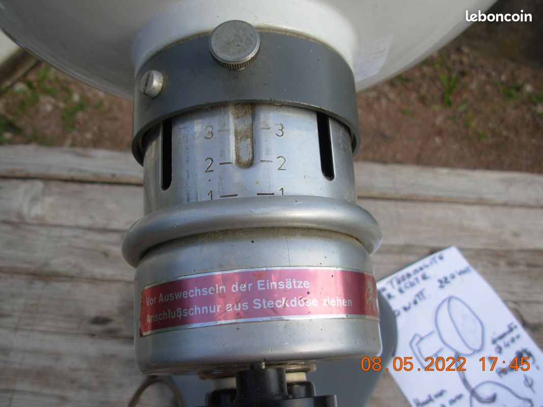Chauffage vintage année 60 fonctionnel 220 volt (image 3)