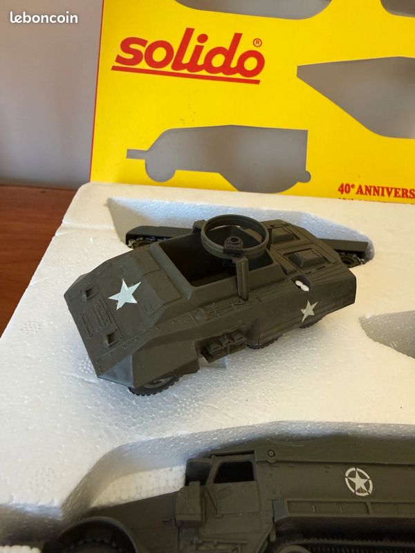 SOLIDO COFFRET M10 Destroyer, Tigre, M20, half-track M3, 1/50 EUR 150