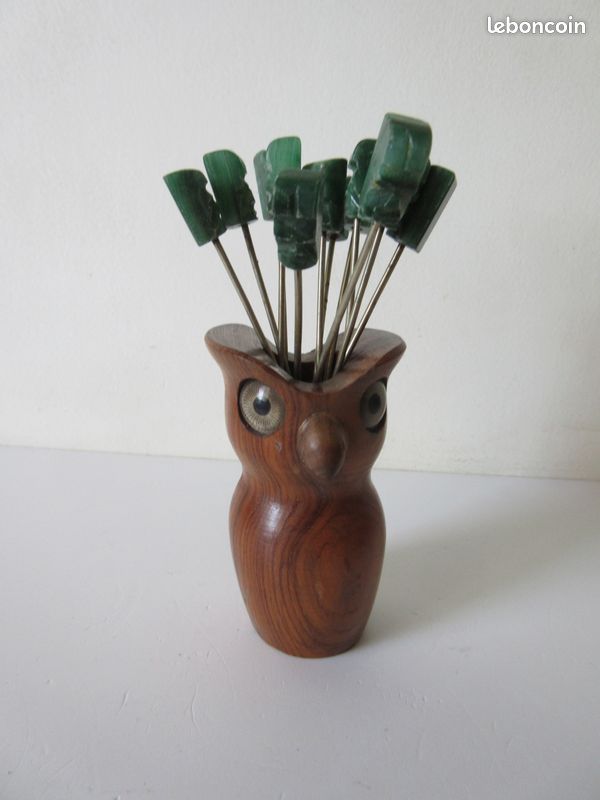 Pique a apéritif " Hibou " années 70 (image 1)