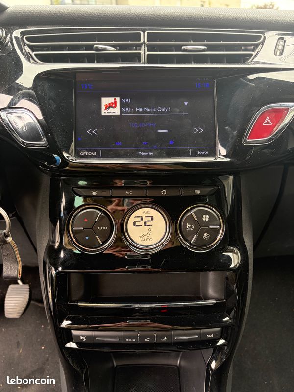Ds ds 3 1.2 110cv connected chic / camera / courroie neuve / garantie 6 mois (image 15)