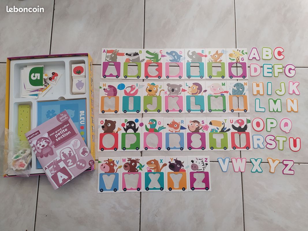 Jeu Mon grand coffret de petite section (Nathan - La petite école) COMPLET (image 3)