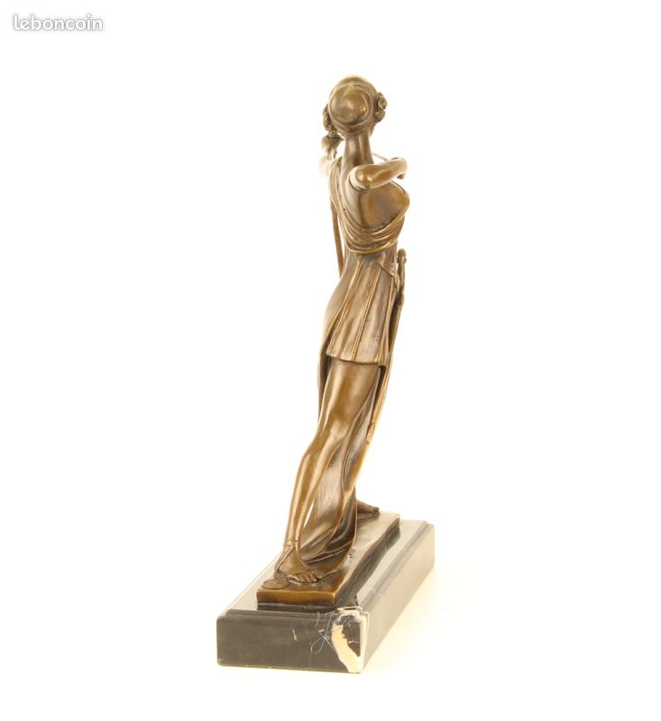 Bronze sur marbre de Diane à la chasse (image 5)