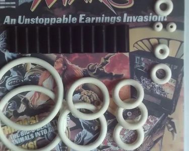 Kit D'élastiques (caoutchouc) Pour Flipper Bally Midway Attack From Mars - Pièce Neuve De Rechange
