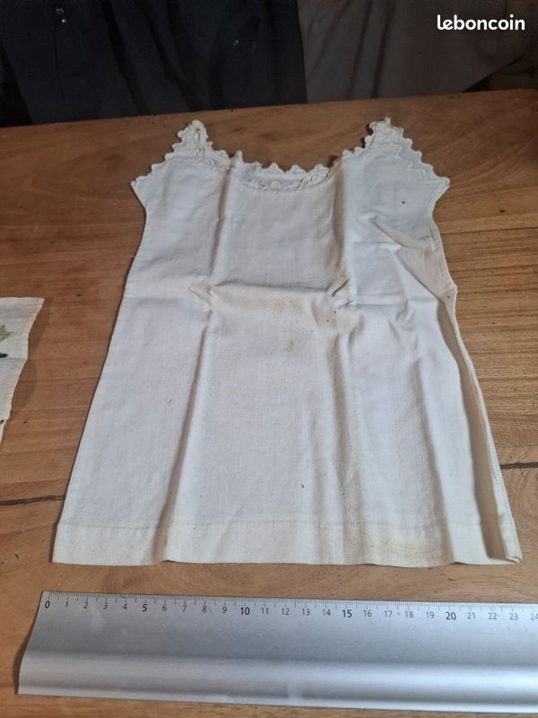 Poupee ancienne vetements taille bleuette - Collection