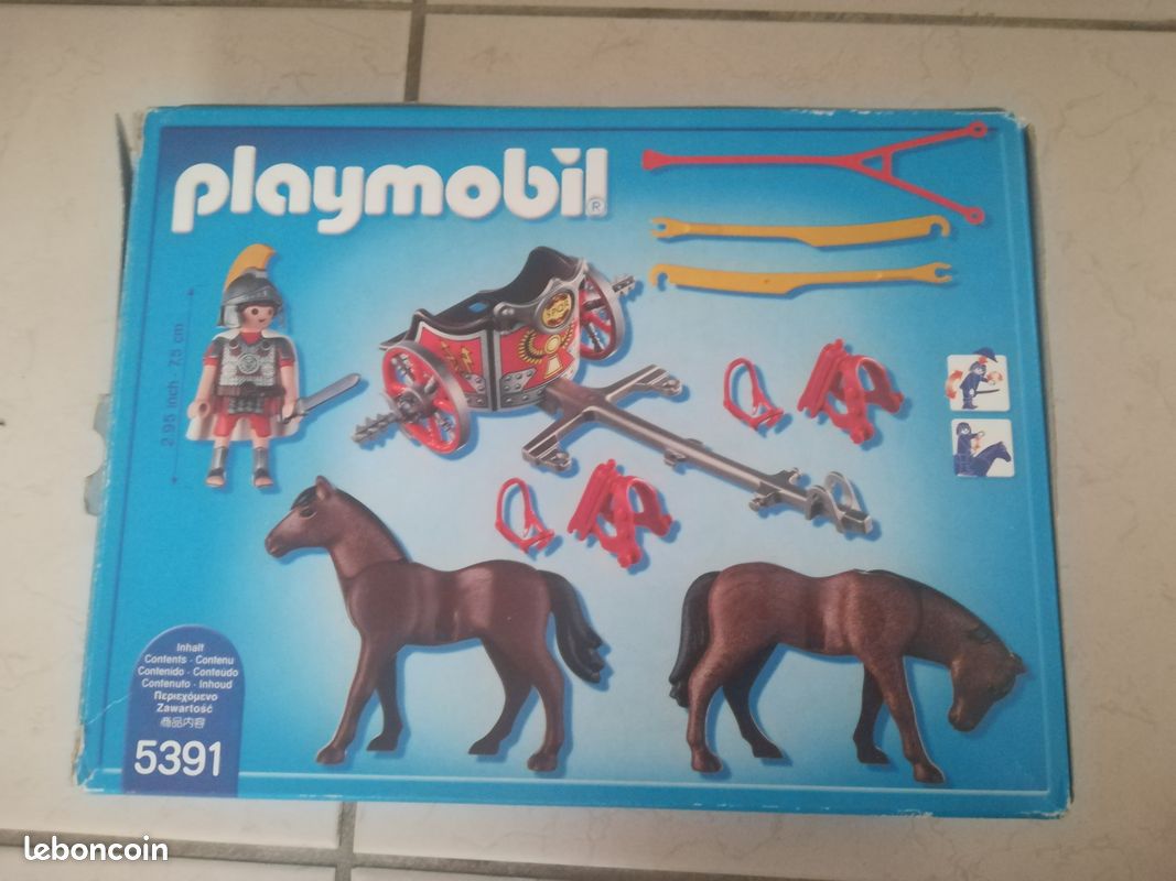Playmobil 5391 - Char romain (image 3)