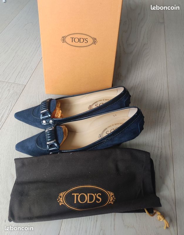 Escarpins Tod's bleu (image 2)