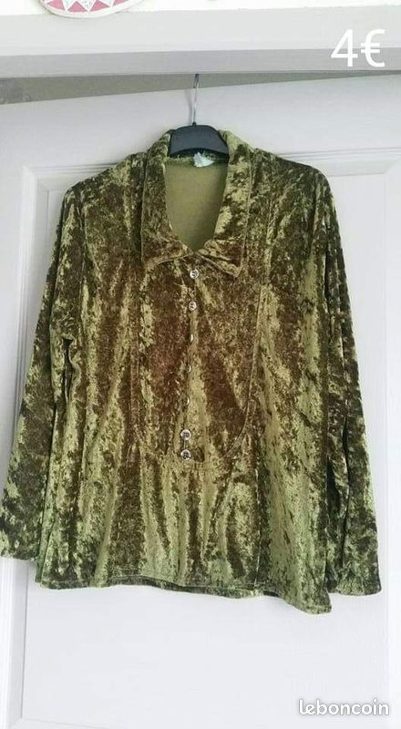 Pull effet velours. Taille 38/40 (image 1)