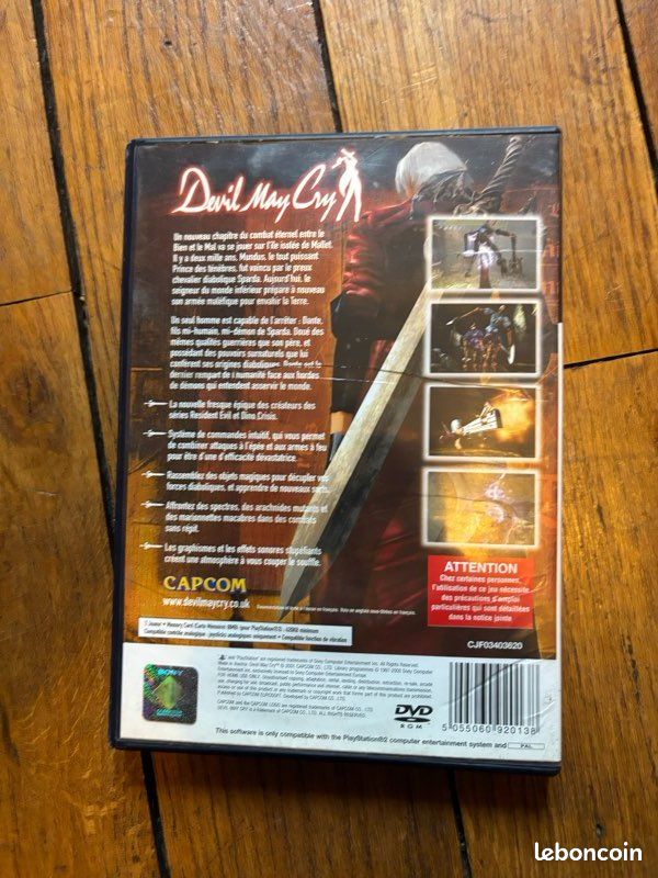 Devil May Cry PS2 PlayStation 2 PAL France Envoi Combiné