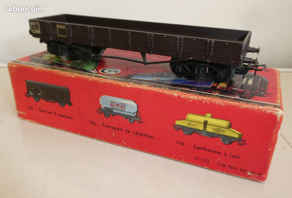 Fourgon à Bogies SNCF SMCF HO (1/87) – Métal – N°24599 – 3 Rails