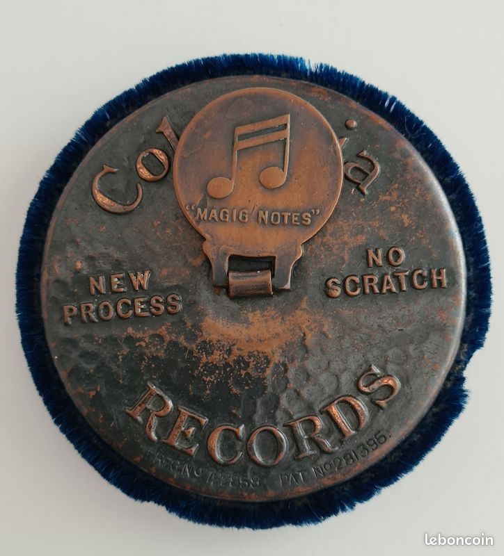Brosse gramophone Columbia "New Process" + Boîte aiguilles SSS FURSTEN (image 3)