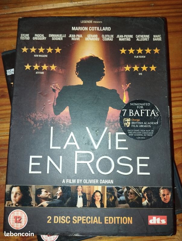 Dvd La vie en rose Edith Piaf VO french english substitle DVD