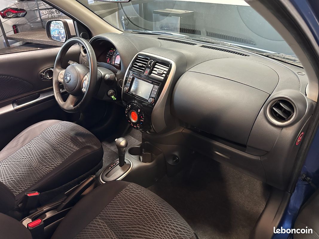 NISSAN MICRA DIG-S 98 CVT - BOITE AUTOMATIQUE - ecran tactile - clim - radar de recul - usb - bluetooth (image 15)