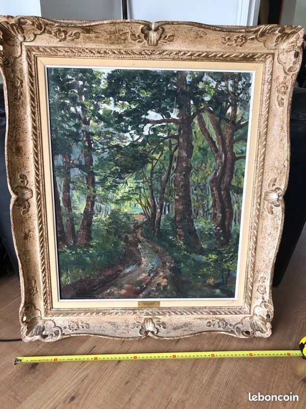 Tableau huile Ecole de Barbizon (image 1)