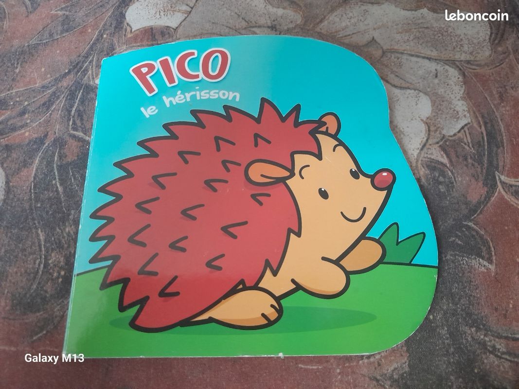 Livre bébé en carton Pico le herisson (image 1)