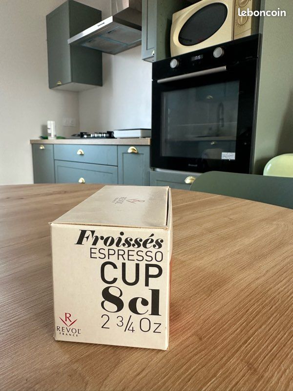 Lot de 2 tasses REVOL neuf emballé blanc chiffre 4 et 9 (image 3)