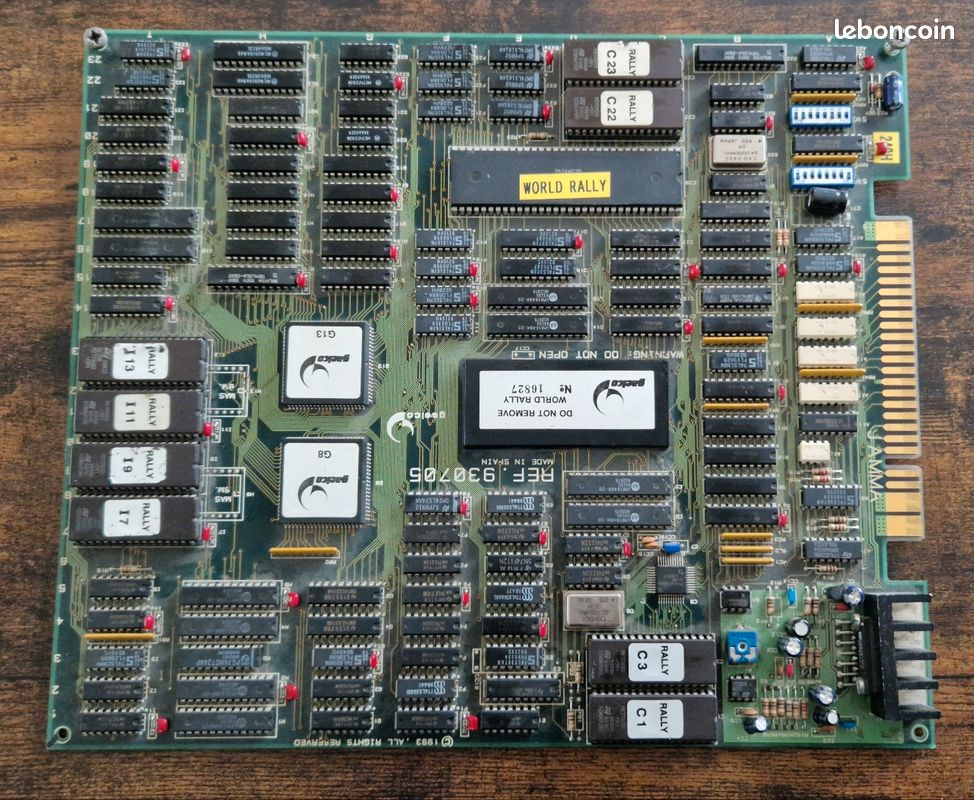 Jeu arcade pcb Gaelco world rally - Collection