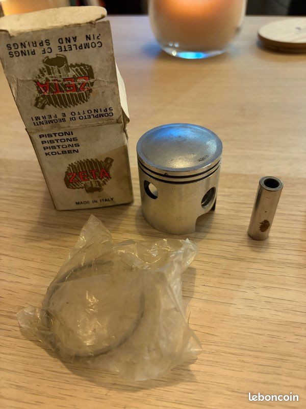 Piston Neuf De Stock Ancien Peugeot Moto - Diamètre 45,5 Mm, Origine France