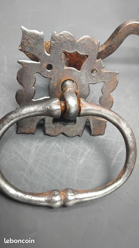 Poignée de porte en métal lourd, serrure à clé rus... – Grandado