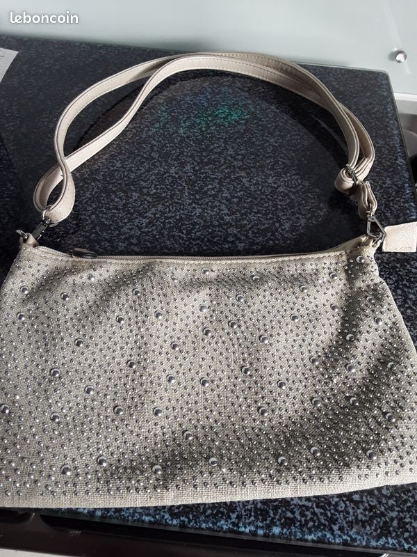 Sac pochette à paillettes (image 1)