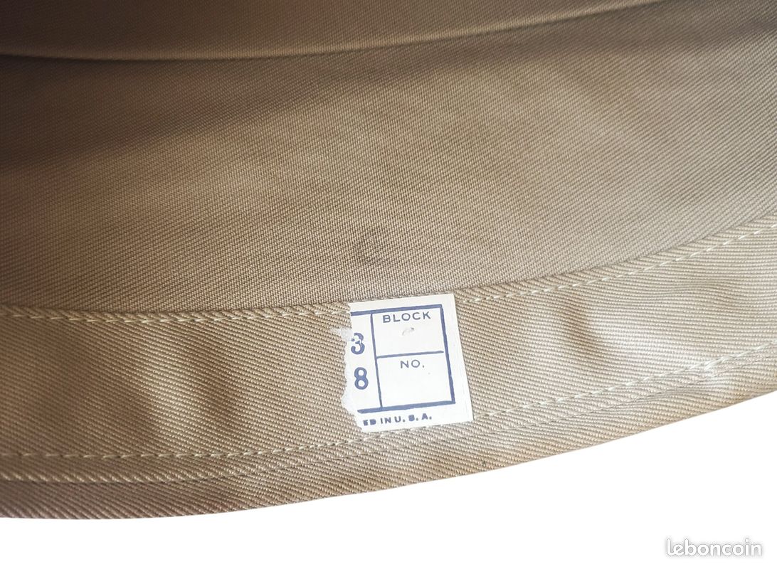 Bonnet de police troupe chino/été génie US WW2 (image 5)