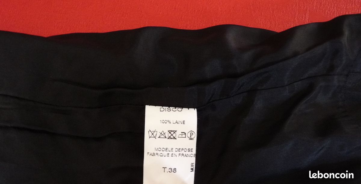 Robe 100% laine FEMMES JE VOUS AIME T38 - EXC ETAT (image 8)