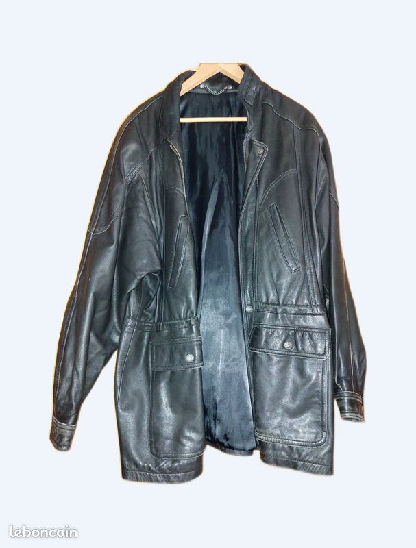 Parka homme cuir (image 1)