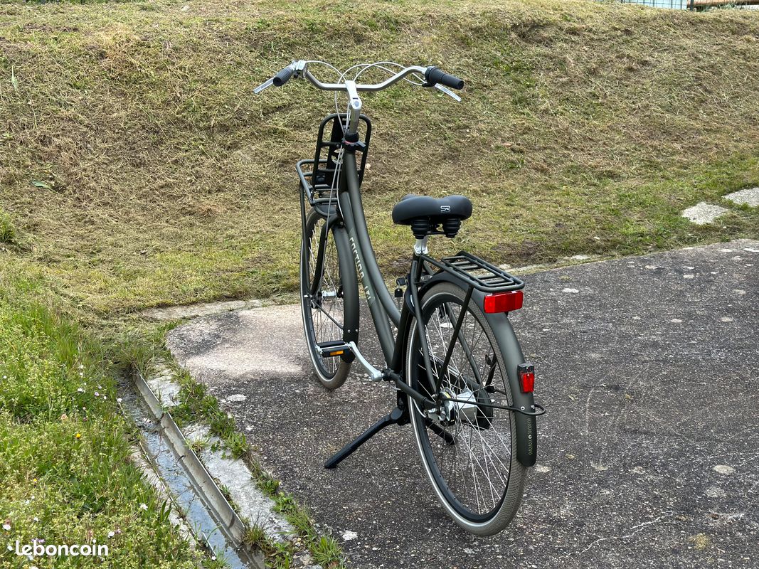 Vélo Hollandais Femme Cortina U4 Vert foncé (image 7)