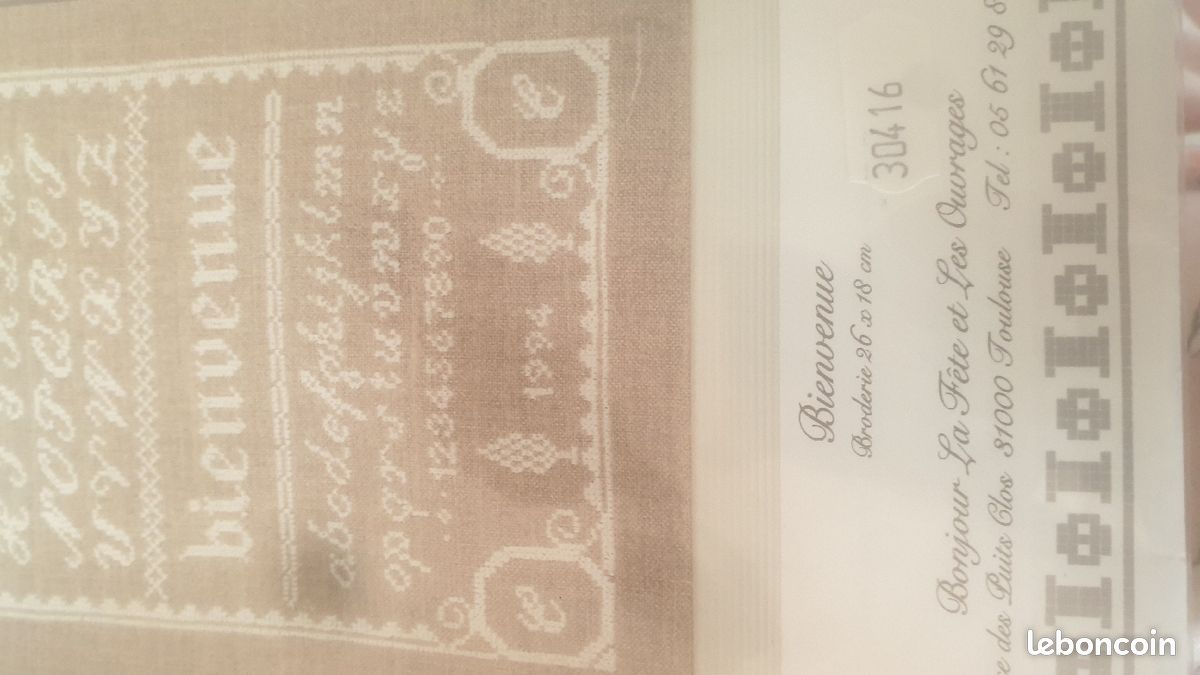 Kit broderie bienvenue (image 3)