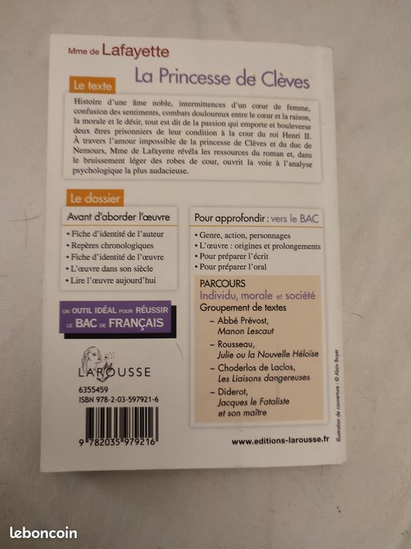 Bel-ami, la princesse de Clèves et Alcools spécial bac (image 6)