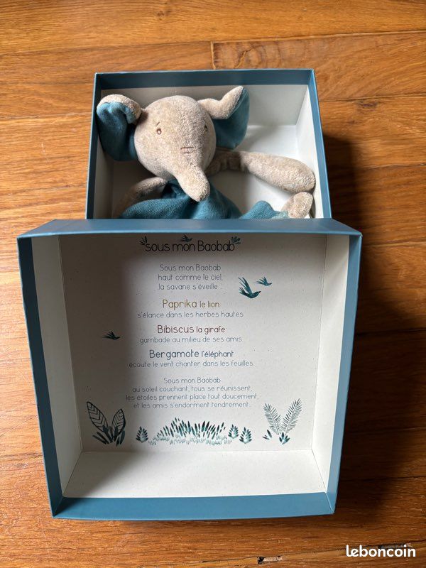 Doudou éléphant Moulin Roty (image 2)