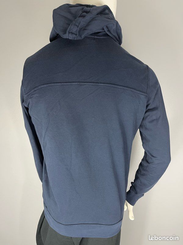 Pull à Capuche Stenstroms Bleu Marine – 100% Coton, Taille M – Fabriqué Au Portugal – Occasion