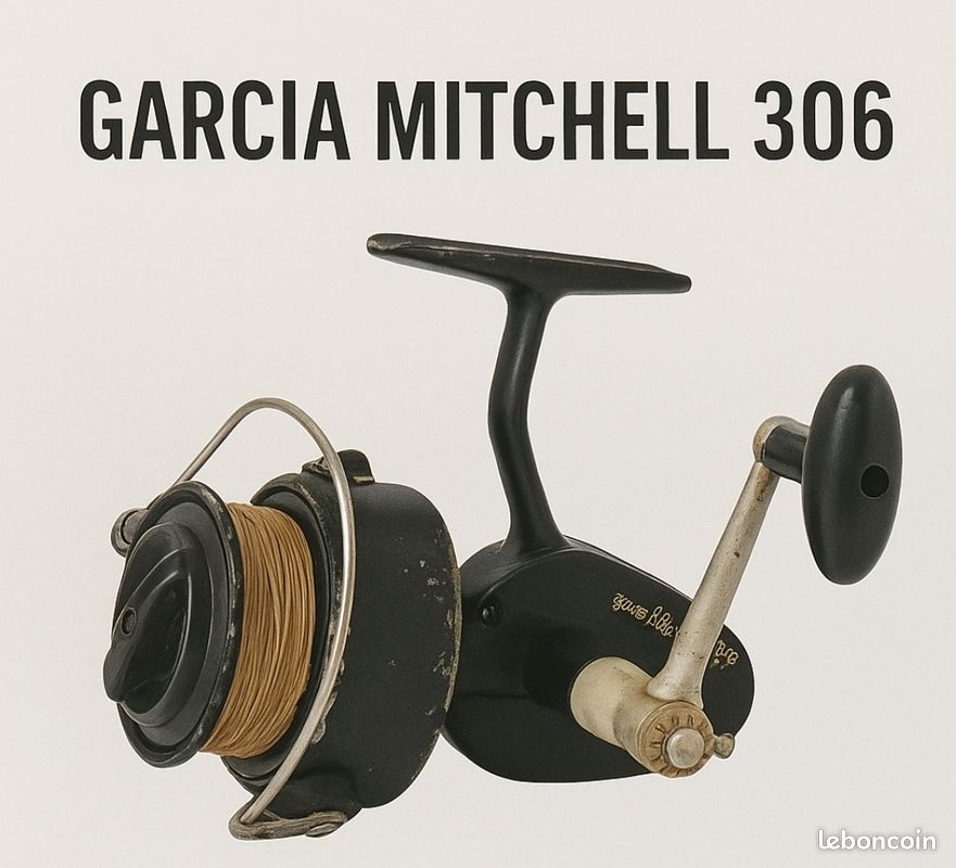 Moulinet De Pêche Ancien Mitchell Garcia 906 – Occasion, état Correct, Collection