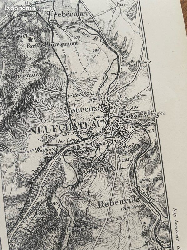 Manonvillers Neufchatel et Pagny le Blanche Côte - Carte ancienne (image 4)