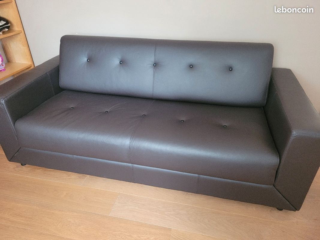 Canapé en cuir Boconcept (image 1)